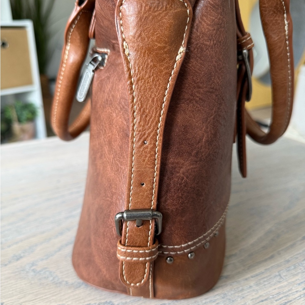 Wrangler Brown Leather Purse - Picture 3 of 8